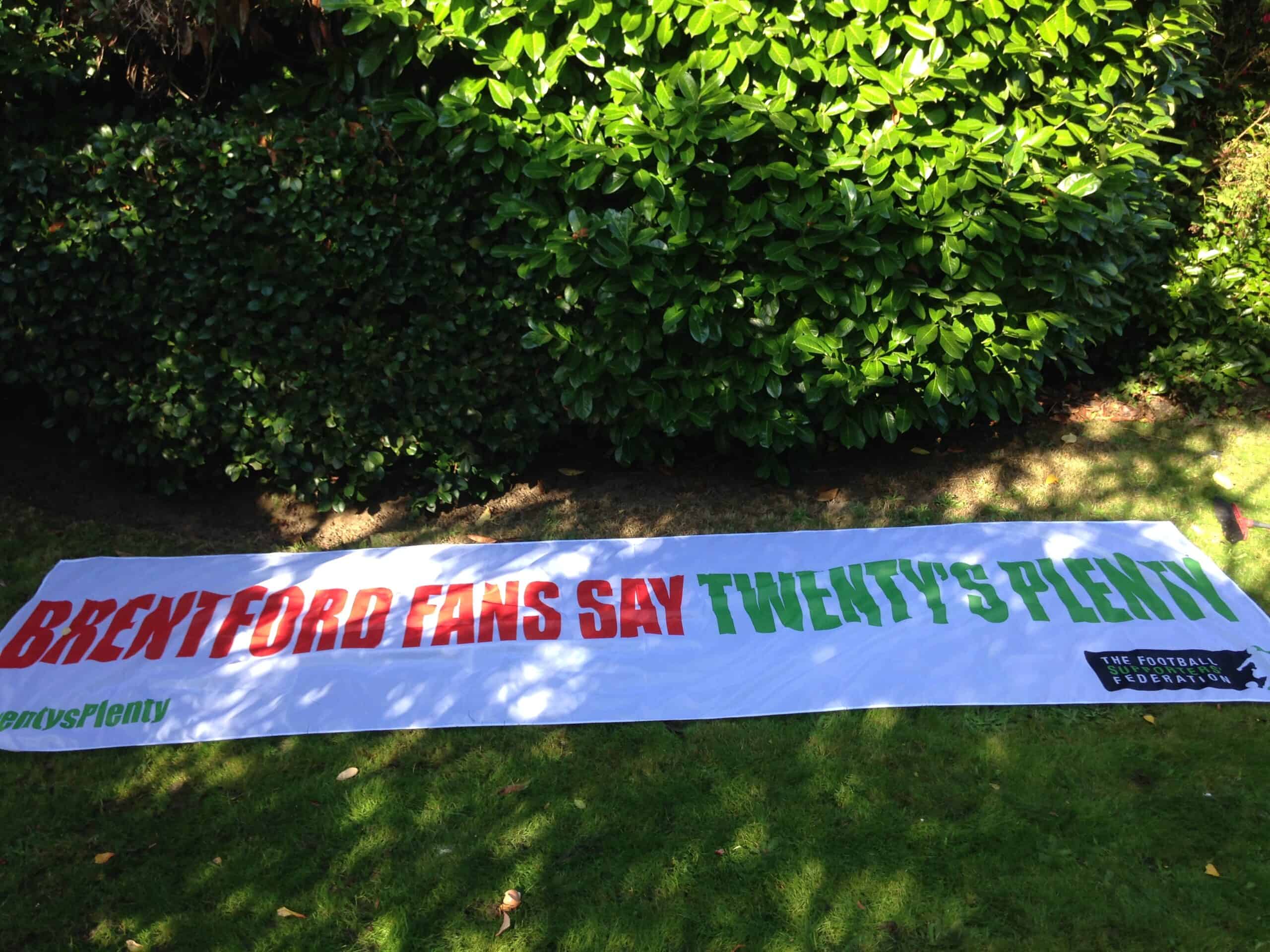 Brentford and Derby Fans Join Together in Protest Backing Cheap Match Tickets