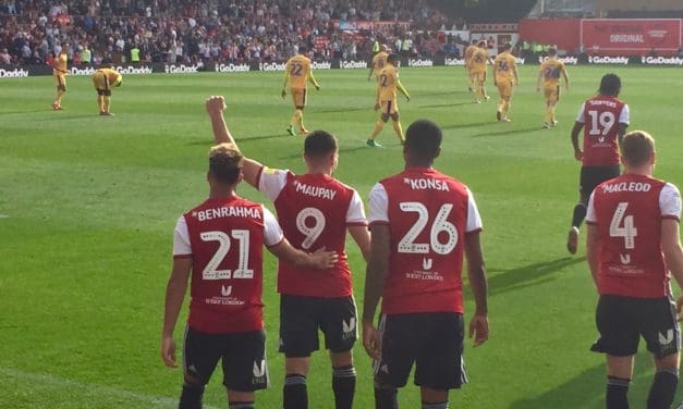 Maupay At The Double As Bees Go Second – Brentford 2 WiganAthletic 0