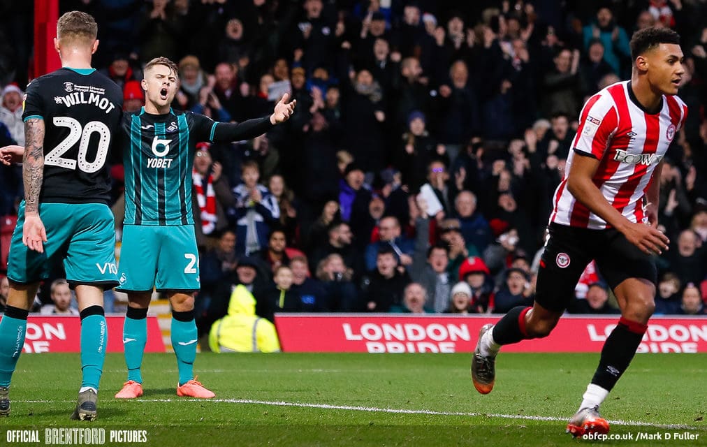 BrentfordFC 3 Swansea 1 – post-match podcast from the pub