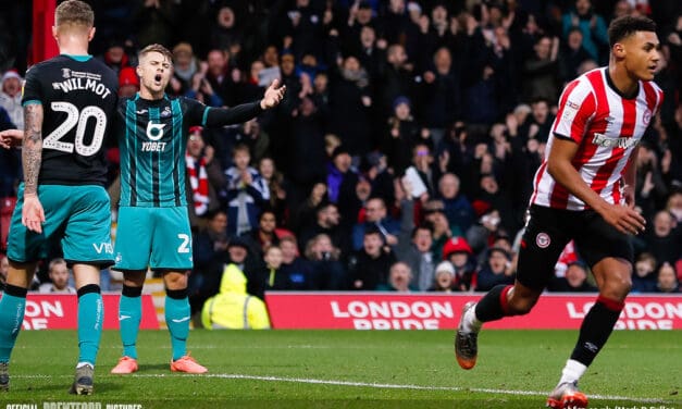 BrentfordFC 3 Swansea 1 – post-match podcast from the pub