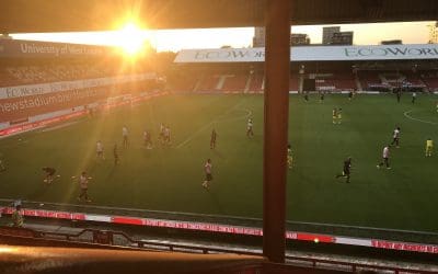 Inside Griffin Park For The Albion Win