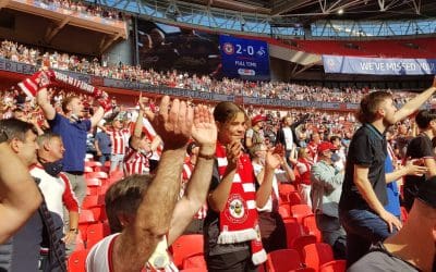 Bees Are Premier League Bound – Post Brentford v Swansea Playoff Final Podcast From Wembley and the Pub