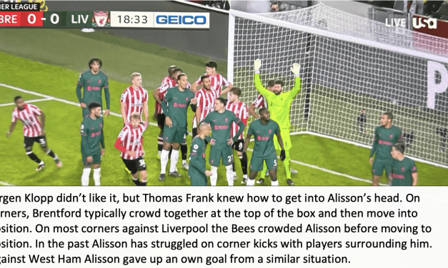 Brentford 3 Liverpool 1 – Bees Breakdown’s Tactical Breakdown