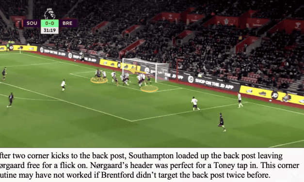 Southampton 0 Brentford 2 – Bees Breakdown’s Tactical Breakdown