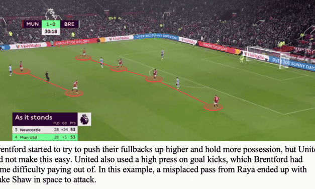 Manchester United 1 Brentford 0 – Bees Breakdown’s Tactical Breakdown