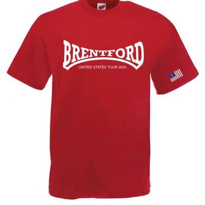 Brentford US Tour 2023 T-Shirt Available Now