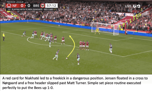 Nottingham Forest 1 Brentford 1 – Bees Breakdown’s Tactical Breakdown