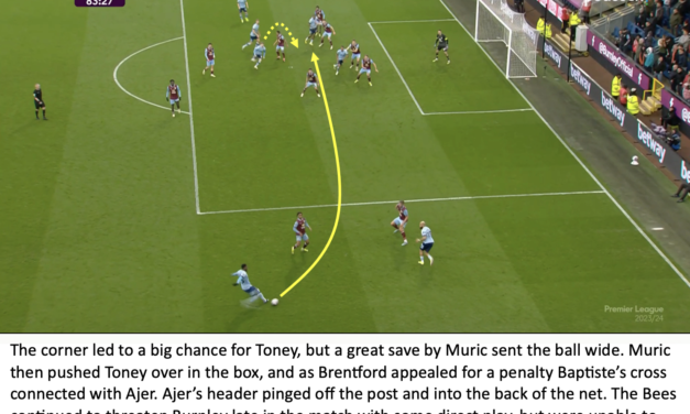 Burnley 2 Brentford 1 – Bees Breakdown’s Tactical Breakdown
