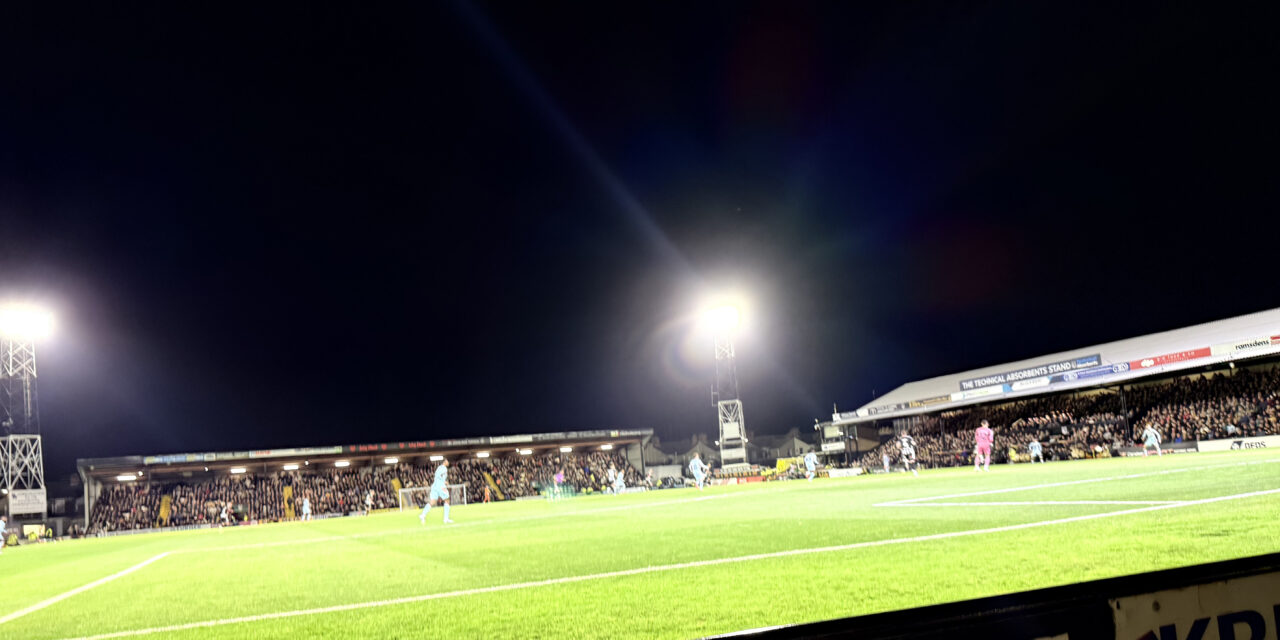 Back Down to Earth After a Dream Night in Grimsby… It’s Manchester City in the Quarters.