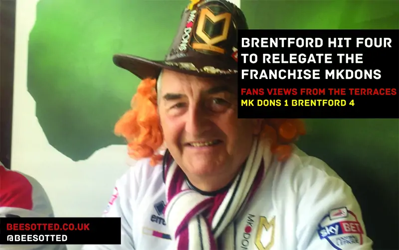 Bees Condemn Don To Relegation: MK 1 Brentford 4 (VIDEO)