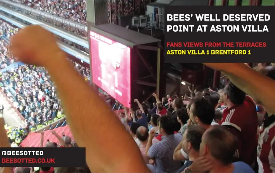 ‘Pub Team’ Bees Certainly Got A Round In – Aston Villa 1 Brentford 1 (VIDEO)