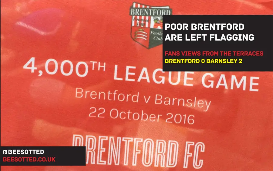 Bees Left Flagging By The Tykes – Brentford 0 Barnsley 2 (VIDEO)