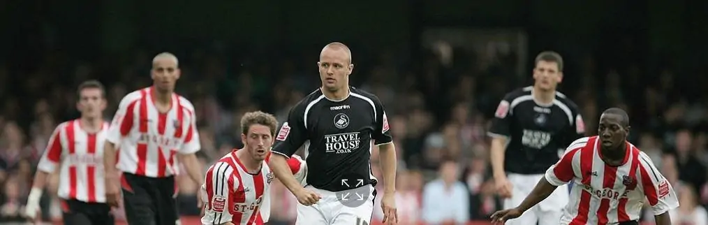 Action from Brentford v Swindon