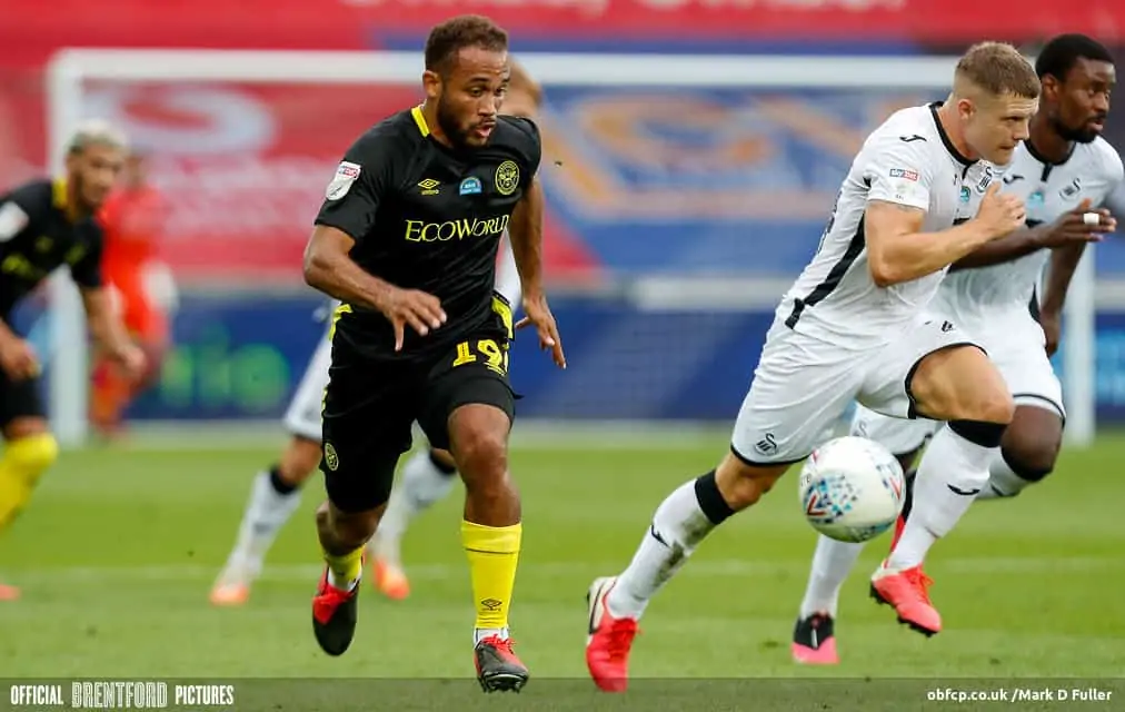 Swansea 1 Brentford 0. Bees Fall Behind In Controversial Play-Off First Leg