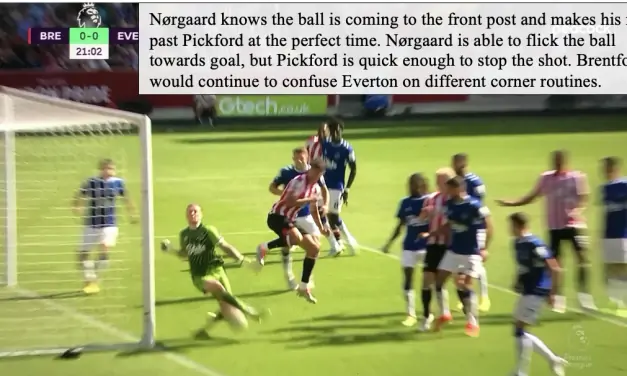 Brentford 1 Everton 1 – Bees Breakdown’s Tactical Breakdown