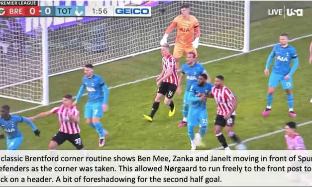 Brentford 2 Tottenham 2 – Bees Breakdown’s Tactical Breakdown
