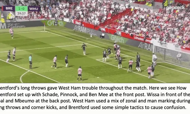 Brentford 2 West Ham 0 – Bees Breakdown’s Tactical Breakdown