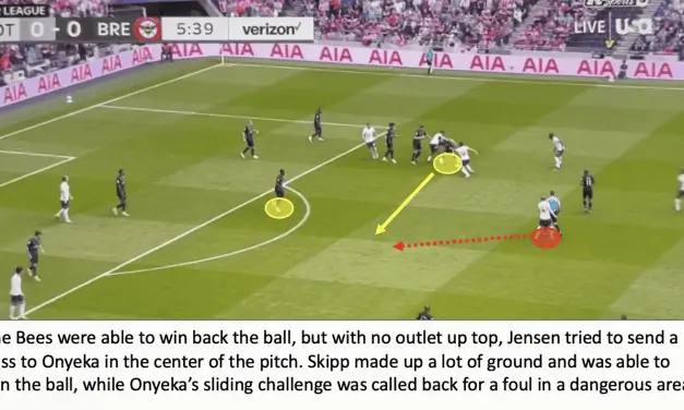 Tottenham 1 Brentford 3 – Bees Breakdown’s Tactical Breakdown